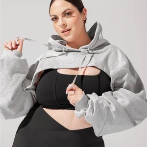 Popflex Active shruggie cropped hoodie S/M